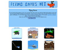 Tablet Screenshot of flyinggames.net